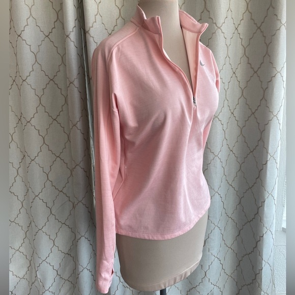 Nike Women’s Longsleeve Dri-Fit Running Pullover Pink, Size M - Picture 5 of 11